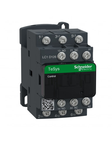 TeSys LC1D contacteur 3P AC-3 440V 12A bobine 24Vca SCHNEIDER LC1D126B7