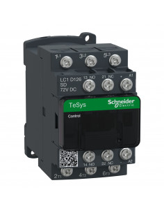 TeSys LC1D contacteur 3P AC-3 440V 12A bobine 72Vcc SCHNEIDER LC1D126SD