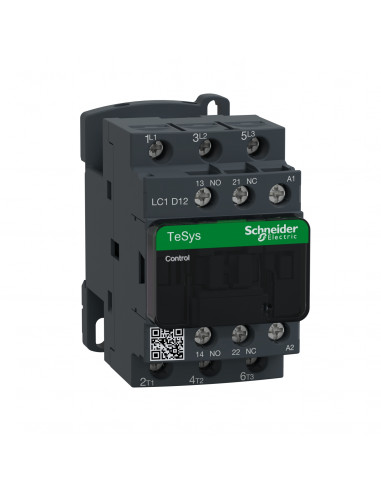 TeSys LC1D contacteur 3P AC-3 440V 12A bobine 380Vca SCHNEIDER LC1D12Q7