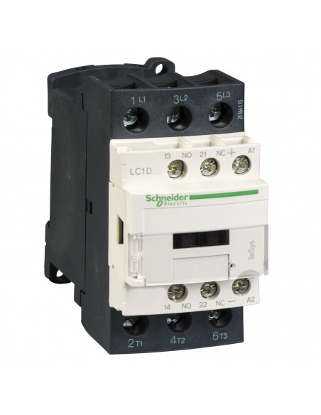 TeSys LC1D contacteur 3P AC-3 440V 25A bobine 24Vcc SCHNEIDER LC1D256BL