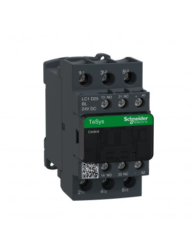 TeSys LC1D contacteur 3P AC-3 440V 25A bobine 24Vcc SCHNEIDER LC1D25BL