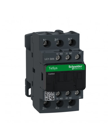 Contacteur TeSys LC1D 3 Pôles AC-3 440V 25A bobine 230Vca SCHNEIDER LC1D25P7
