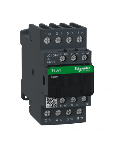 TeSys LC1D contacteur 4P AC-1 440V 40A bobine 24Vcc SCHNEIDER LC1DT40BL