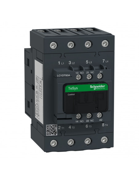 TeSys LC1D contacteur 4P AC-3 440V 80A bobine 48Vca SCHNEIDER LC1DT80AE7