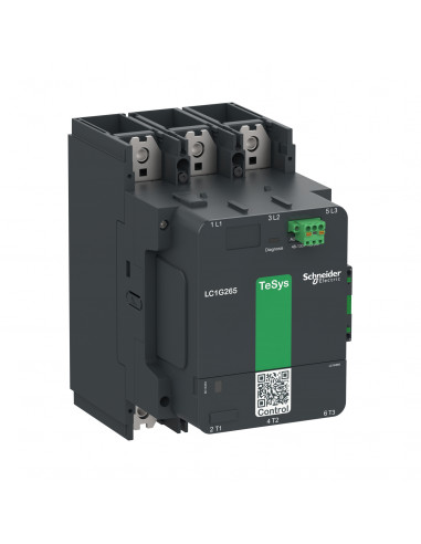 Contacteur TeSys LC1G 400A 440V 3P AC3 Standard 100-250V AC-DC bobine SCHNEIDER LC1G400KUEN
