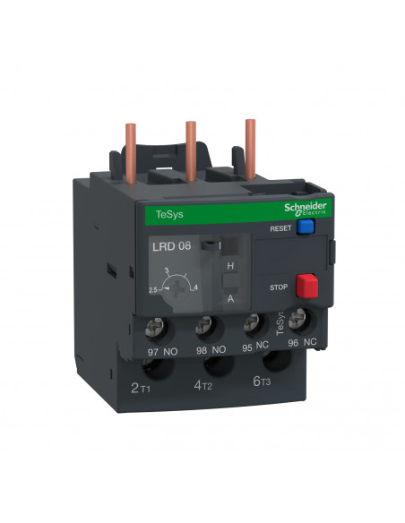 TeSys LRD relais de protection thermique 2,5..4A classe 10A SCHNEIDER LRD08