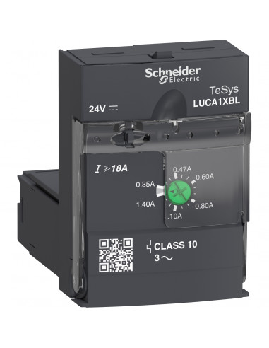 TeSys LUCA unité de contrôle standard classe 10 0,35..1,4A 24Vcc SCHNEIDER LUCA1XBL