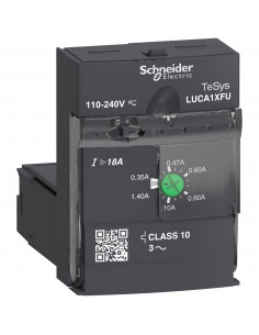 TeSys LUCA unité de contrôle standard classe 10 0,35..1,4A -110..220Vcc/ca SCHNEIDER LUCA1XFU