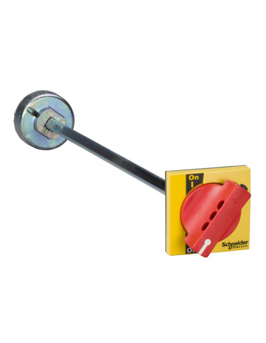 Compact INS/INV commande rotative frontale INS 250 poignée rouge SCHNEIDER LV431051