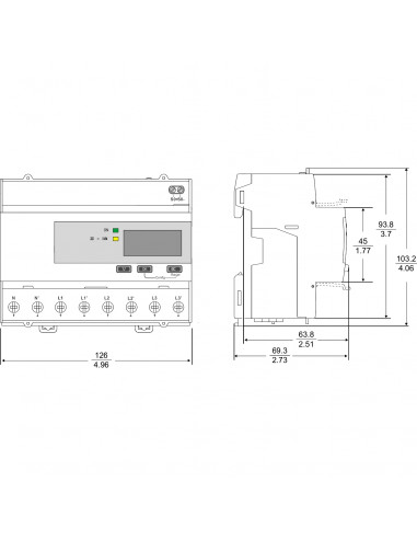 PowerLogic TI ouvrant T3 800A sortie 0,333V incompatible entrée 5A SCHNEIDER LVCT00803S