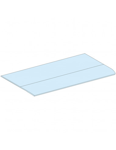 PrismaSeT G Active Plaque passe-câble L600 -coffret IP30 RAL9003 SCHNEIDER LVS01017