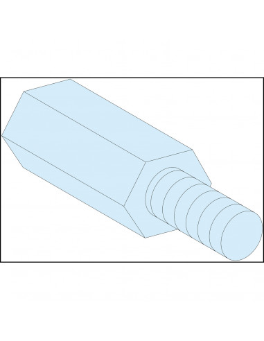 PrismaSeT G Active Entretoise hexagonale M5 Haut. 55mm lot de 4 SCHNEIDER LVS03187