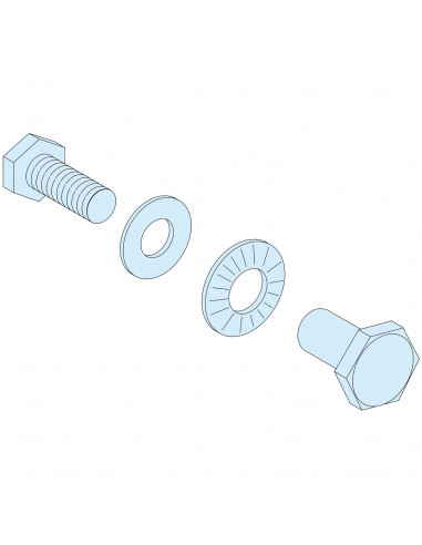 PrismaSeT P Active Lot de 20 boulons liaison 2 JdB horizontaux et verticaux SCHNEIDER LVS04645
