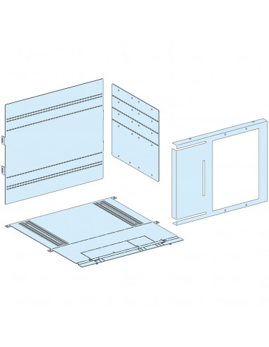 PrismaSeT P Active Capot raccordement arrière NS1600 horizontal fixe SCHNEIDER LVS04844