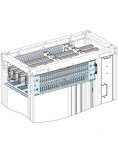PrismaSeT P Active Capot JdB horizontal 3200A 4M L650 P600 Forme 2 SCHNEIDER LVS04966
