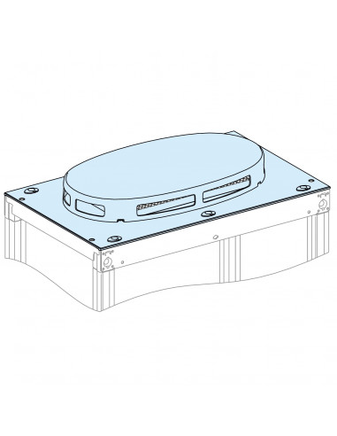 PrismaSeT P Active Toit découpé pour ventilation L800 P400 SCHNEIDER LVS08478