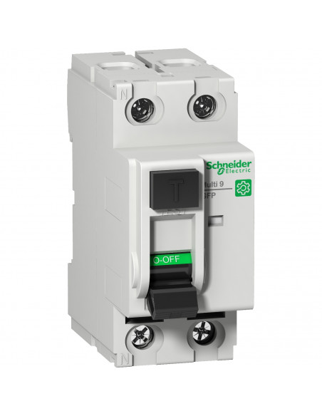 Multi9 Interrupteur différentiel GFP 2P 25A 260mA type Asi 120-240V SCHNEIDER M9R84225