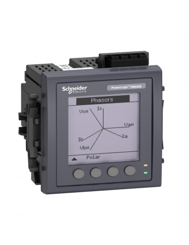 PowerLogic centrale de mesure PM5563 IP+RS485 mémoire 4E/2S -sans visu SCHNEIDER METSEPM5563