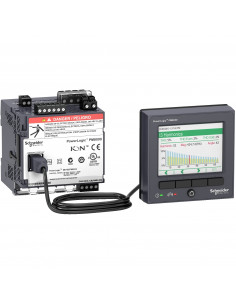 PowerLogic PM8000 centrale mesure écran déporté montage rail DIN- 20-60Vcc SCHNEIDER METSEPM8214