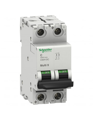 C60H DC Disjoncteur c60h-dc 500vdc 30a 2p c SCHNEIDER MGN61534