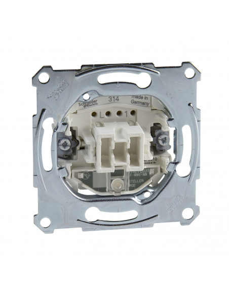 Aquadesign méca. va-et-vient 10AX/250Vca lumineux témoin conn. rapide SCHNEIDER MTN3106-0000