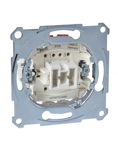 Aquadesign mécanisme simple bipolaire 10A/250Vca connexion rapide SCHNEIDER MTN3112-0000