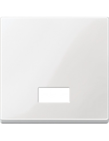 Merten M-Plan enjoliv. commande lumineuse simple d'éclairage blanc brill. SCHNEIDER MTN432819