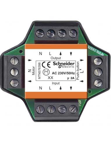 Relais multiple encastré pour pilotage de moteurs de volets 6 A 250 VCA SCHNEIDER MTN576398