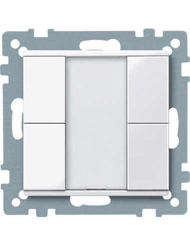 KNX M-Plan commande multifonction 4 BP antimicrobien brillant SCHNEIDER MTN617225