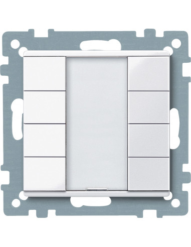 KNX M-Plan commande multifonction 8 BP antimicrobien brillant SCHNEIDER MTN617425