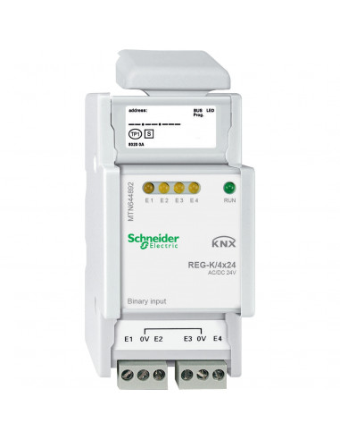 KNX module d'entrée binaire KNX 4x24V SCHNEIDER MTN644892