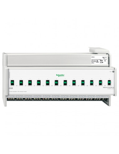 KNX actionneur de commutation 12x230V 16A à commande manuelle SCHNEIDER MTN648493