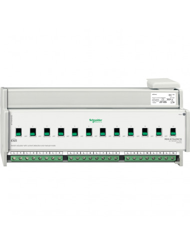 KNX actionn. de commutation 12x230V 16A à détection courant+cde manuelle SCHNEIDER MTN648495
