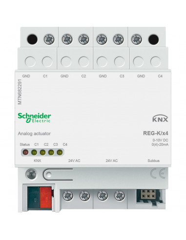 KNX actionneur analogique KNX quadruple SCHNEIDER MTN682291