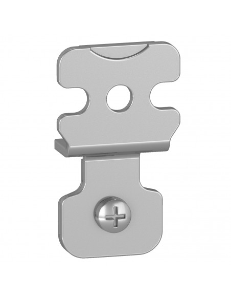 Spacial S3D jeu de 4 pattes fixation acier coffret SCHNEIDER NSYAEFPFSC