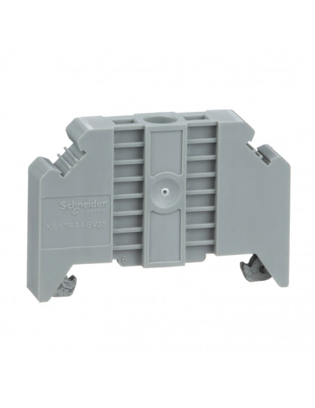 Butée d'arrêt à visser sur rail DIN 35mm largeur 95mm marquable SCHNEIDER NSYTRAABV35