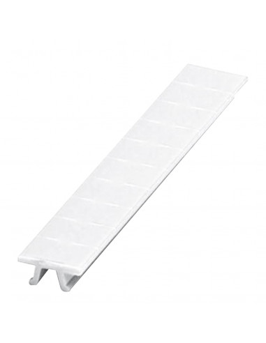 Carte avec 10 barrettes repères 6mm imprimés caractères L1 L2 L3 N PE SCHNEIDER NSYTRAB6L1N
