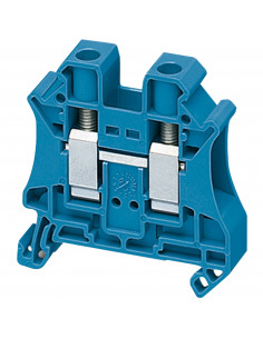 Borne à vis passant 2 points 10mm² bleu SCHNEIDER NSYTRV102BL 2