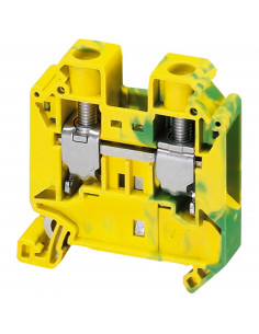 Borne à vis pour conducteur de protection 2 points 16mm² vert/jaune SCHNEIDER NSYTRV162PE
