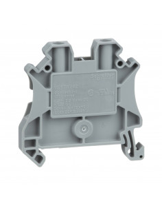 Borne à vis passant 2 points 4mm² gris SCHNEIDER NSYTRV42 2