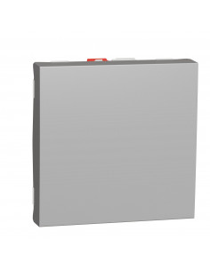 Unica va-et-vient 10A connexion rapide 2 mod Alu méca seul SCHNEIDER NU320330