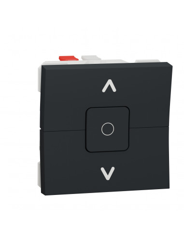 Unica interrupteur volet-roulant 3 touches 6A 2 mod Anthra méca seul SCHNEIDER NU320854