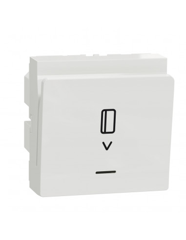 Unica commande à carte électronique 2 modules Blanc mécanisme seul SCHNEIDER NU354018