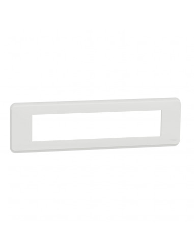 Unica Pro plaque de finition Blanc 10 modules SCHNEIDER NU411018