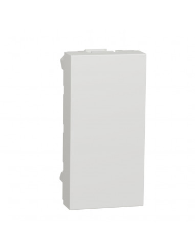 Unica obturateur 1 module Blanc antimicrobien mécanisme seul SCHNEIDER NU986520