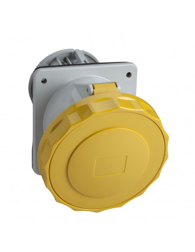 PratiKa socle de prise inclinée -16A 2P+T 100-130 V CA- IP67 à vis SCHNEIDER PKF16F713