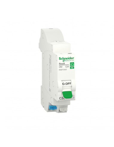 Resi9 XE disjoncteur modulaire 1P+N 20A courbe C embrochable SCHNEIDER R9EFC620