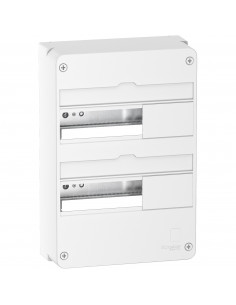 Coffret en saillie Blanc (RAL 9003) Resi9 2 rangées de 13 modules SCHNEIDER R9H13402
