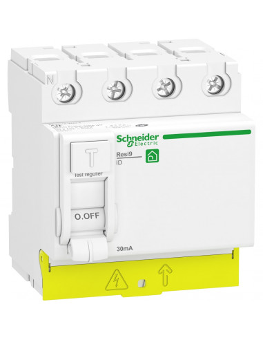 Resi9 XP interrupteur différentiel 4P 63A 30mA Type A peignable SCHNEIDER R9PRA463