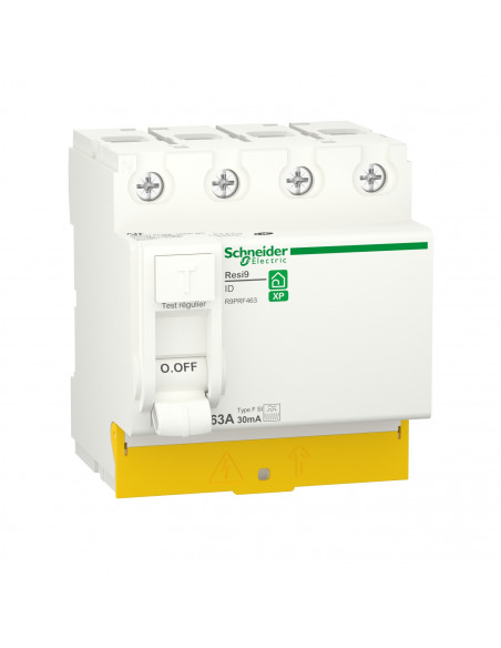 RESI9 XP interrupteur différentiel 4P 63A 30mA type Fsi peignable SCHNEIDER R9PRF463